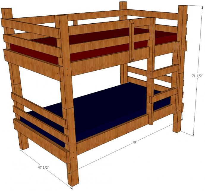 Bunk Bed Clipart | Free download on ClipArtMag