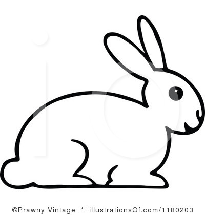 Bunny Clipart Black And White | Free download on ClipArtMag
