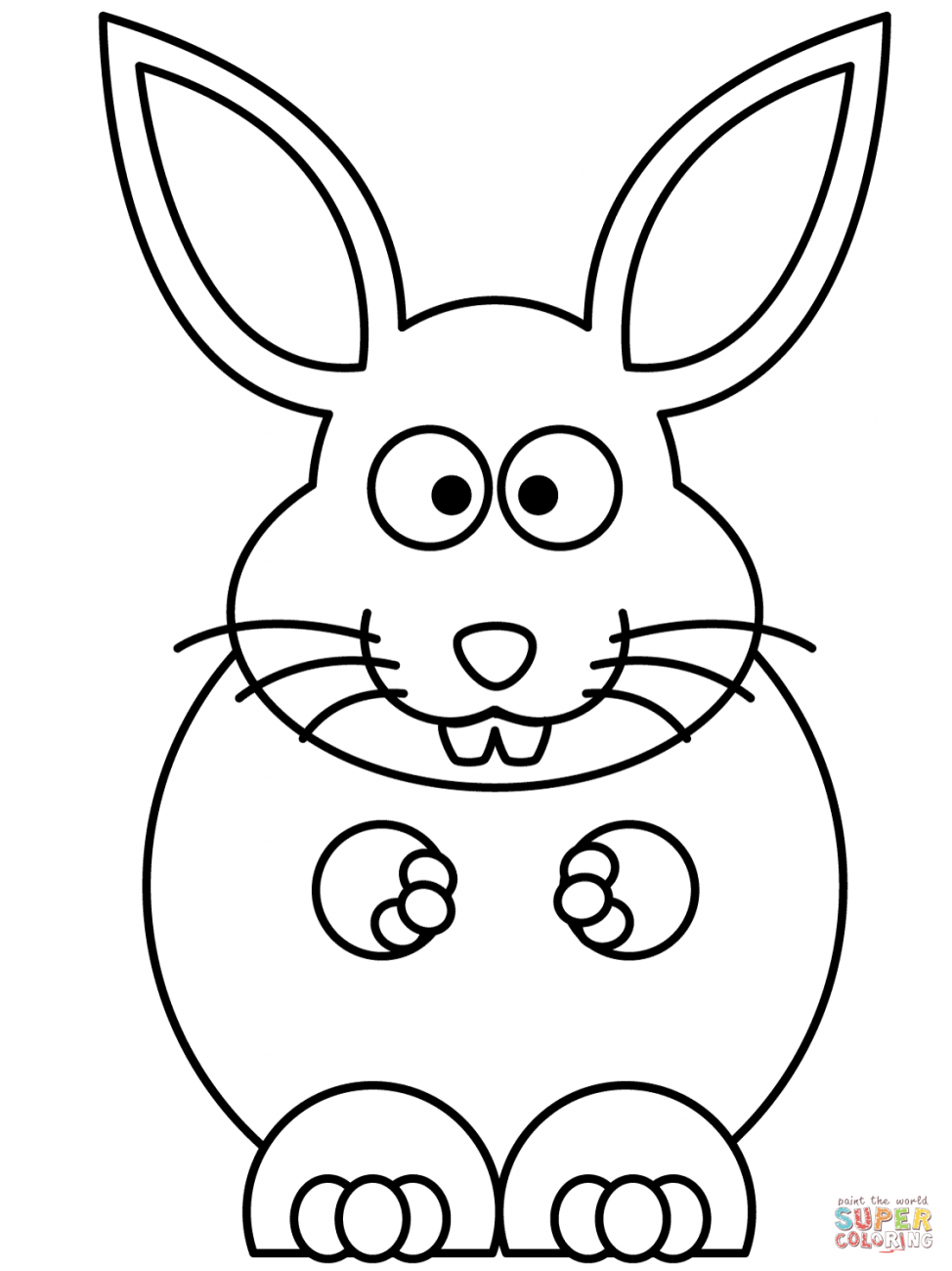 Bunny Coloring Pages | Free download on ClipArtMag