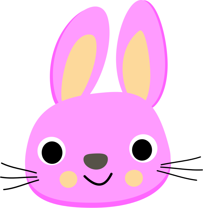 Bunny Face Clipart | Free download on ClipArtMag