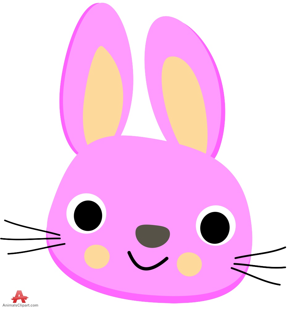 Bunny Head Clipart | Free download on ClipArtMag
