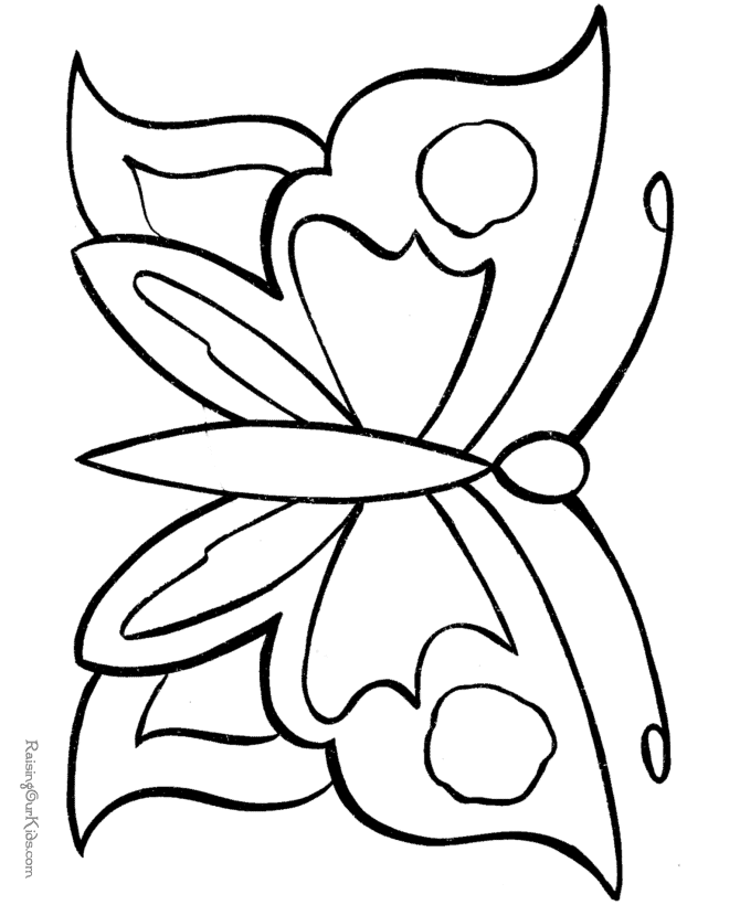 butterfly coloring pages