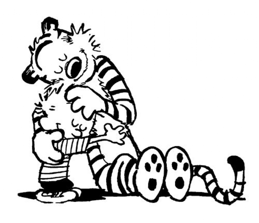Calvin Hobbes Printable Coloring Pages Coloring Pages