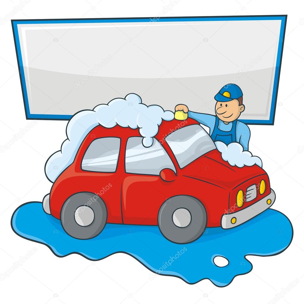 car wash cartoon images