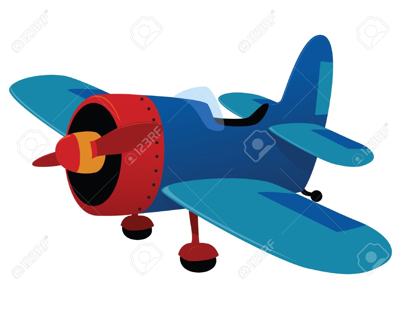 toy plane cartoon