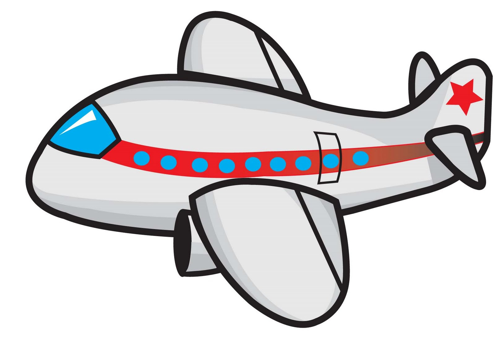 Cartoon Airplane Image Free download on ClipArtMag