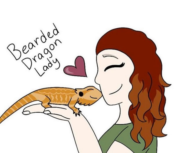 Cartoon Bearded Dragon Cute - cartoon media
