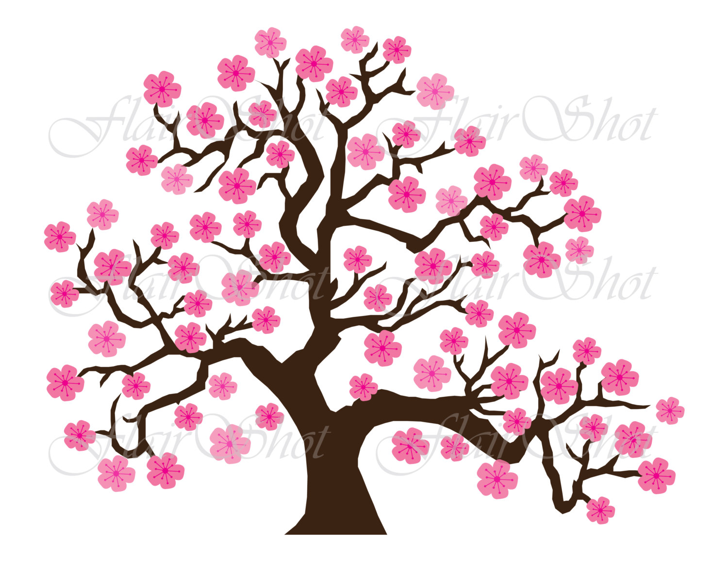 Cartoon Cherry Blossom Tree Clipart | Free download on ClipArtMag