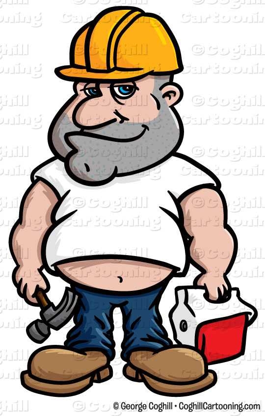 Cartoon Construction Worker Clipart | Free download on ClipArtMag