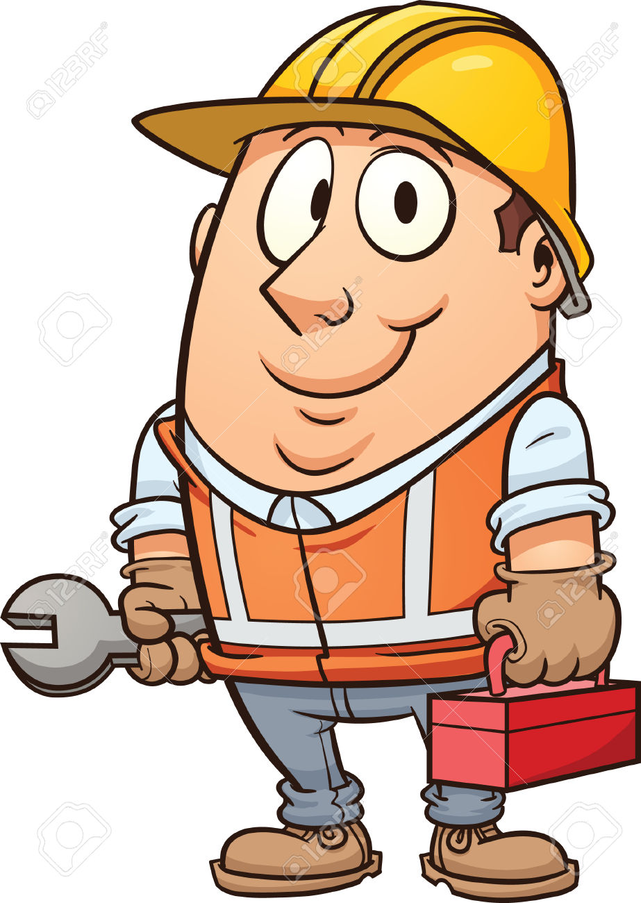 Cartoon Construction Worker Clipart | Free download on ClipArtMag