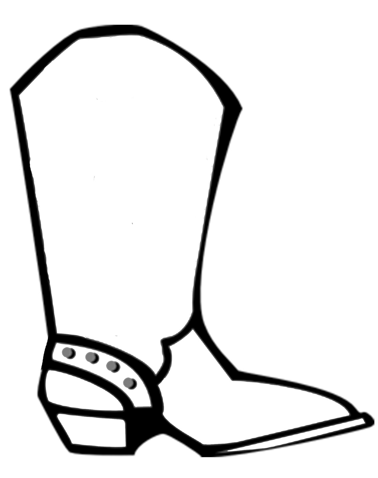 Cartoon Cowgirl Boots | Free download on ClipArtMag