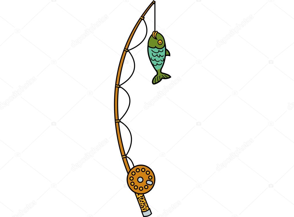 Cartoon Fishing Rod Free download on ClipArtMag
