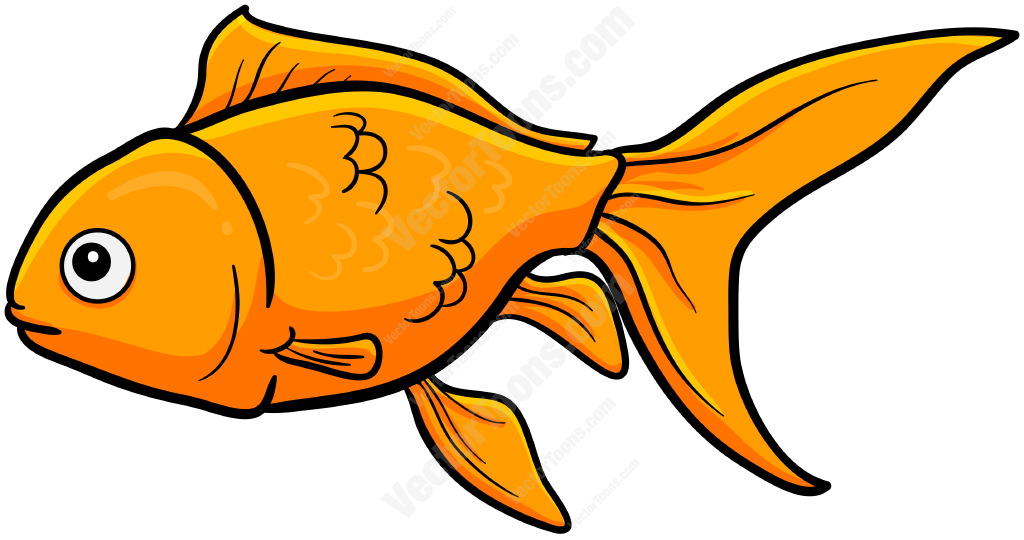 cartoon goldfish clipart