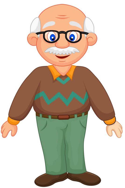 Cartoon Grandpa Clipart | Free download on ClipArtMag