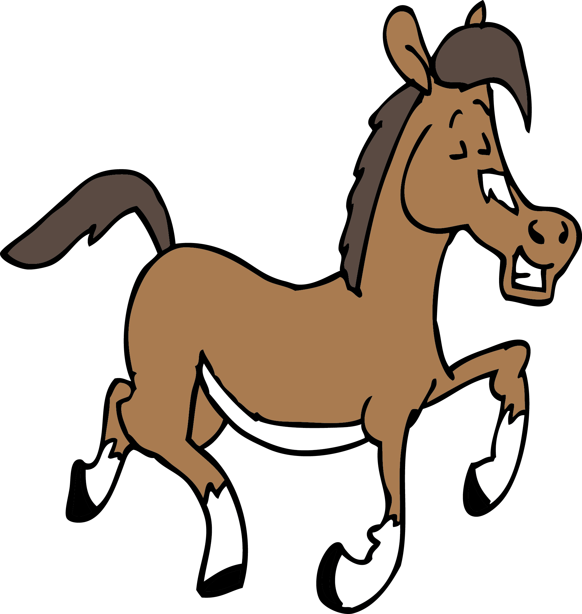 Cartoon Image Of Horse Free download on ClipArtMag
