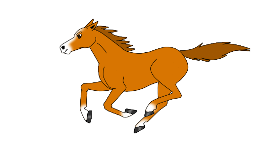 cartoon images of horse clipart