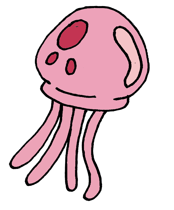 Cartoon Jellyfish Clipart | Free download on ClipArtMag