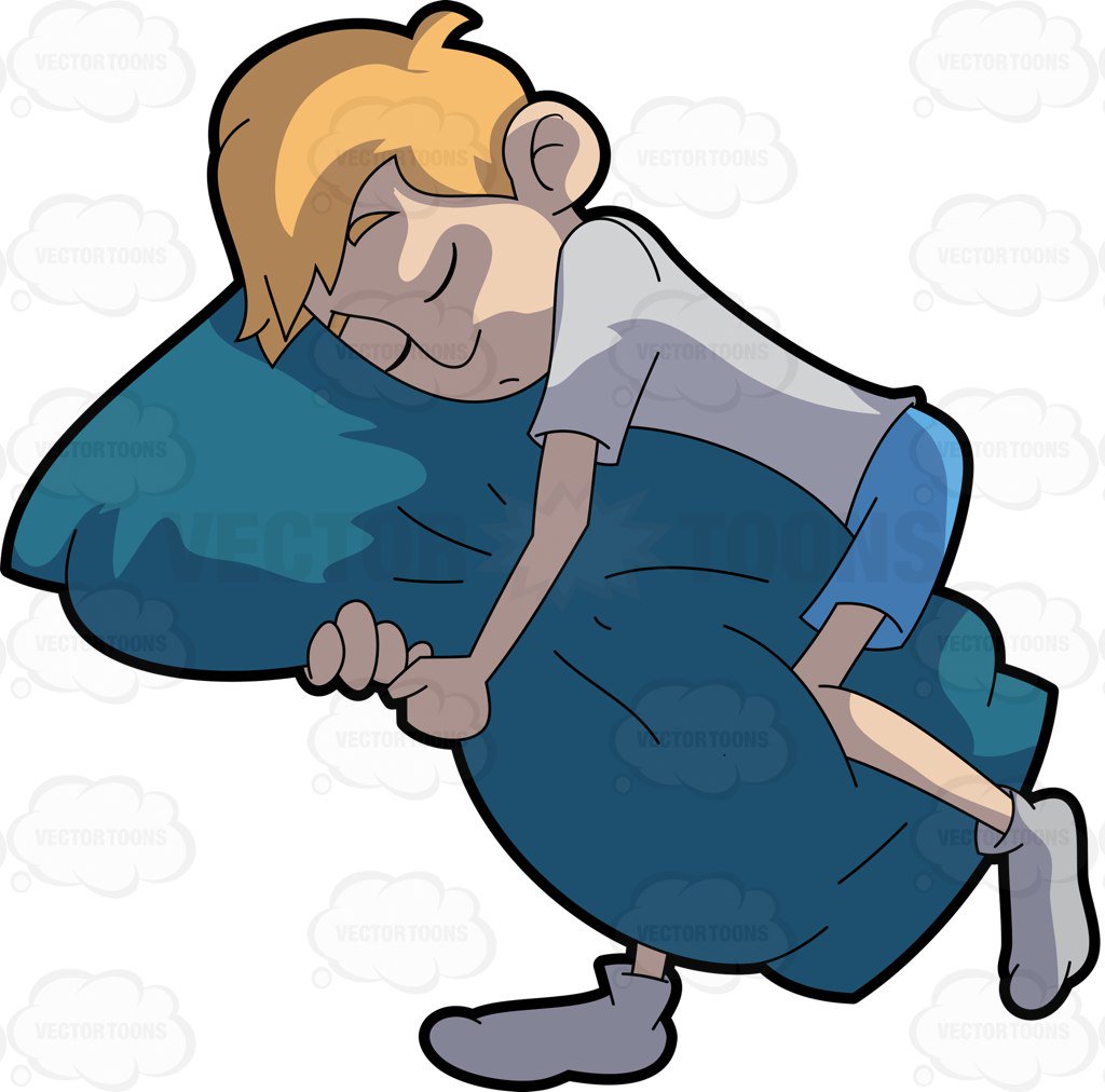 Cartoon Man Sleeping Clipart | Free download on ClipArtMag