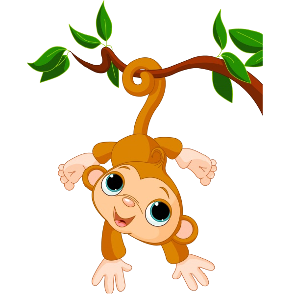 cartoon monkey clipart