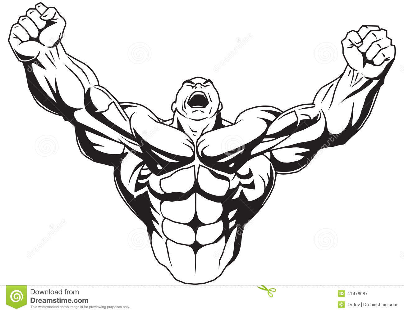 Cartoon Muscle Arm Clipart | Free download on ClipArtMag