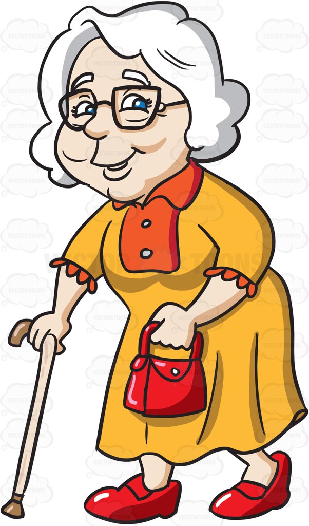 Cartoon Old Woman Clipart Free download on ClipArtMag