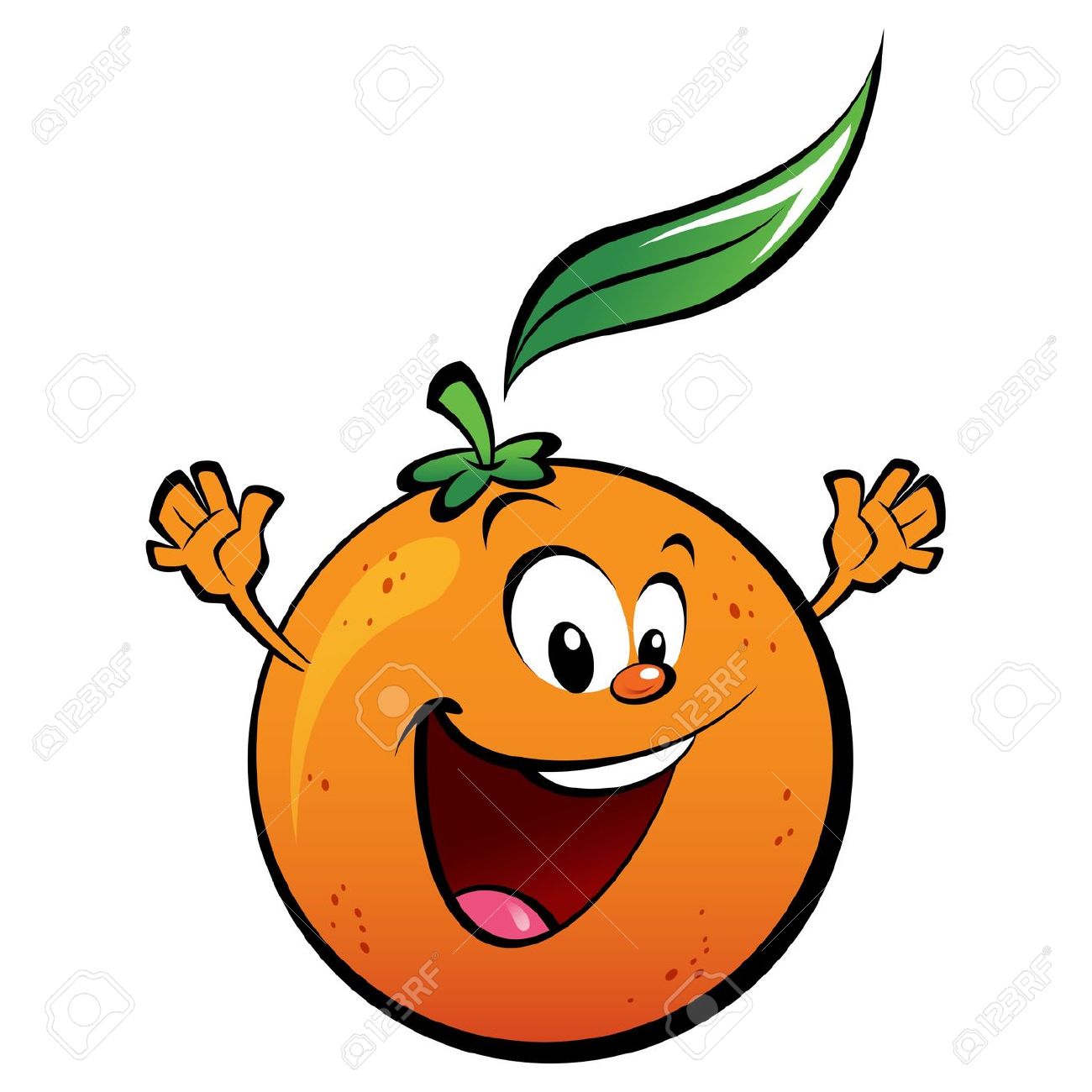 Cartoon Orange Clipart | Free download on ClipArtMag