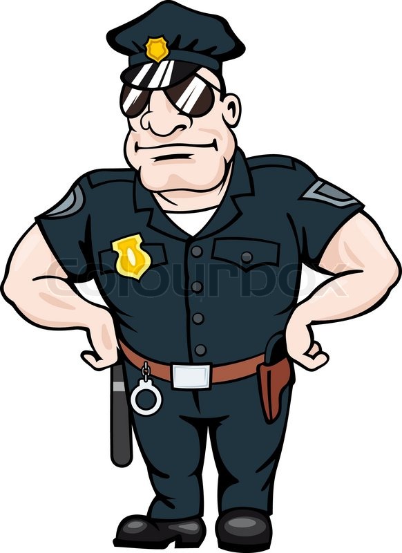 cartoon police wali