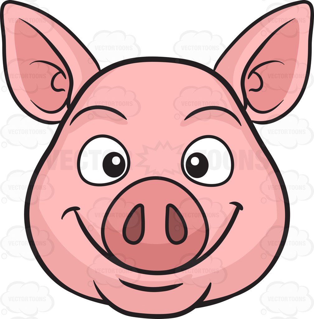 Cartoon Pig Face Clipart Free Download On ClipArtMag