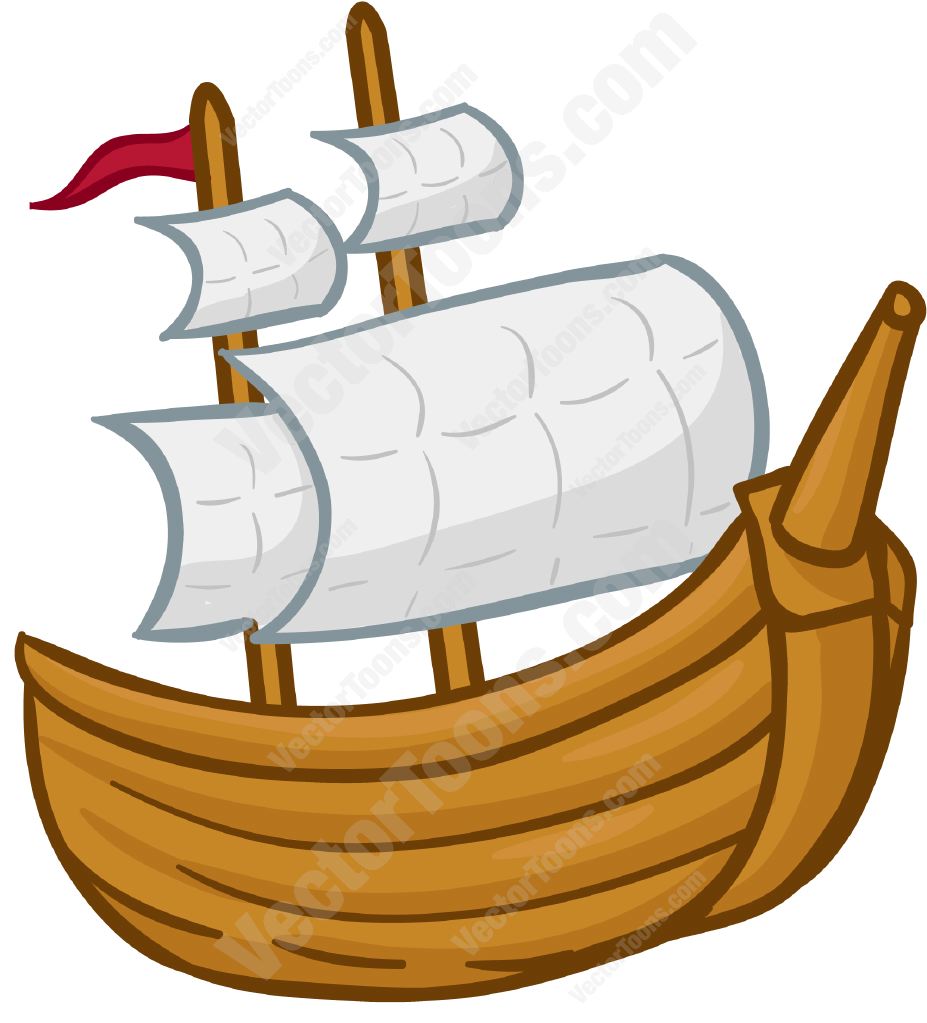 Cartoon Pirate Ship Clipart | Free download on ClipArtMag