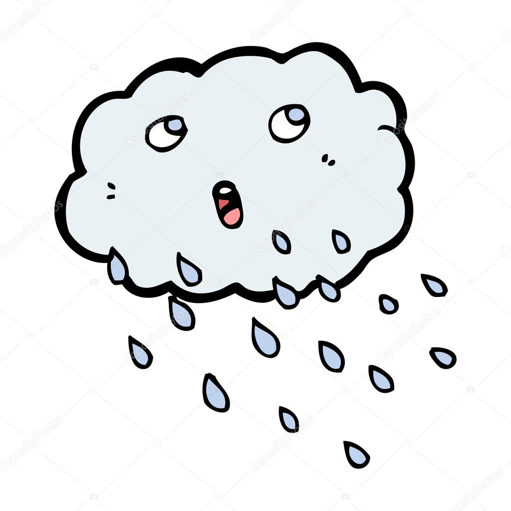 Cartoon Rainy Cloud | Free download on ClipArtMag