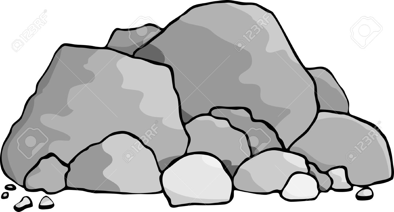 Cartoon Rock Clipart | Free download on ClipArtMag