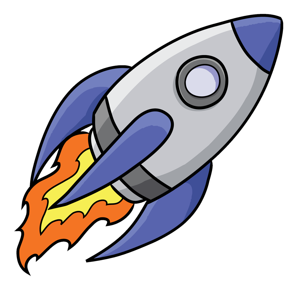 1000x979 free cartoon rocketship clip art