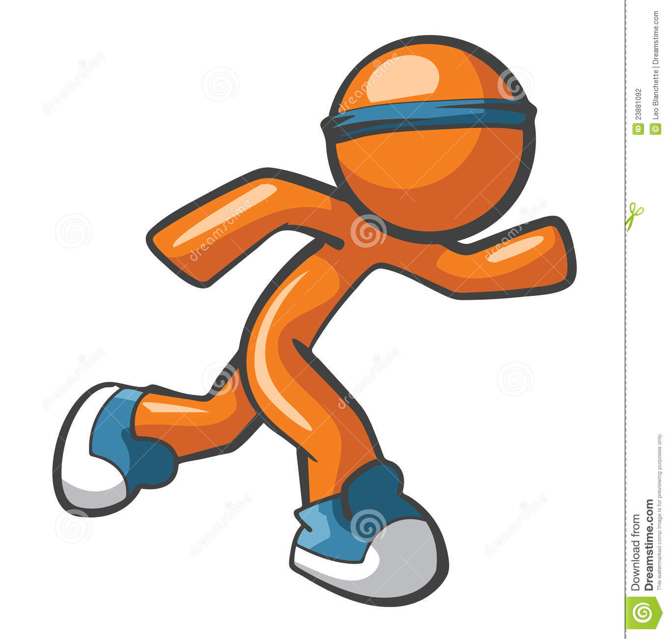 cartoon runner clipart