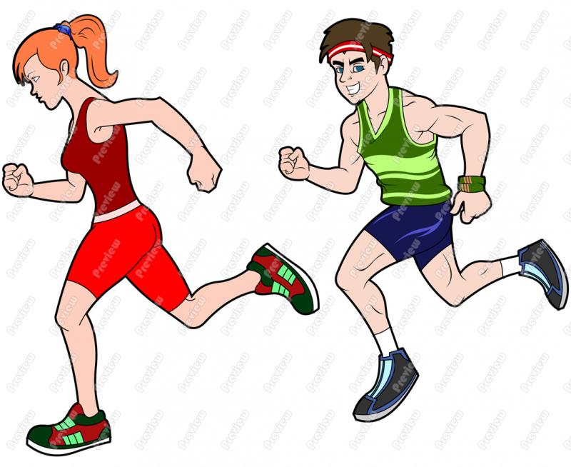 Cartoon Runner Clipart | Free download on ClipArtMag