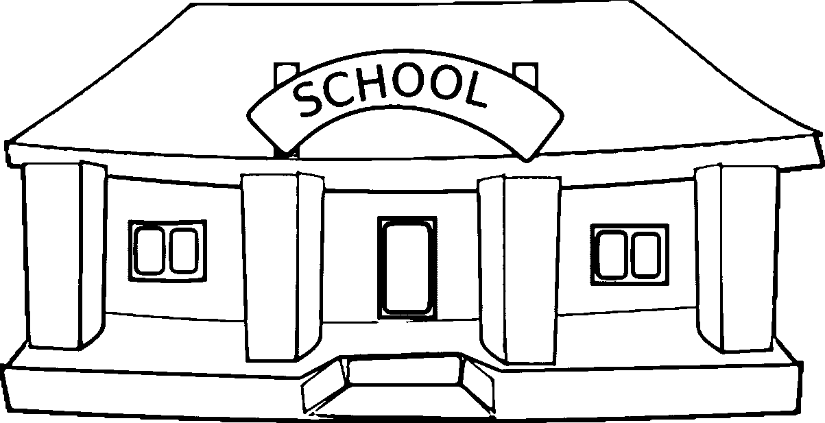 Cartoon School Building Clipart | Free download on ClipArtMag