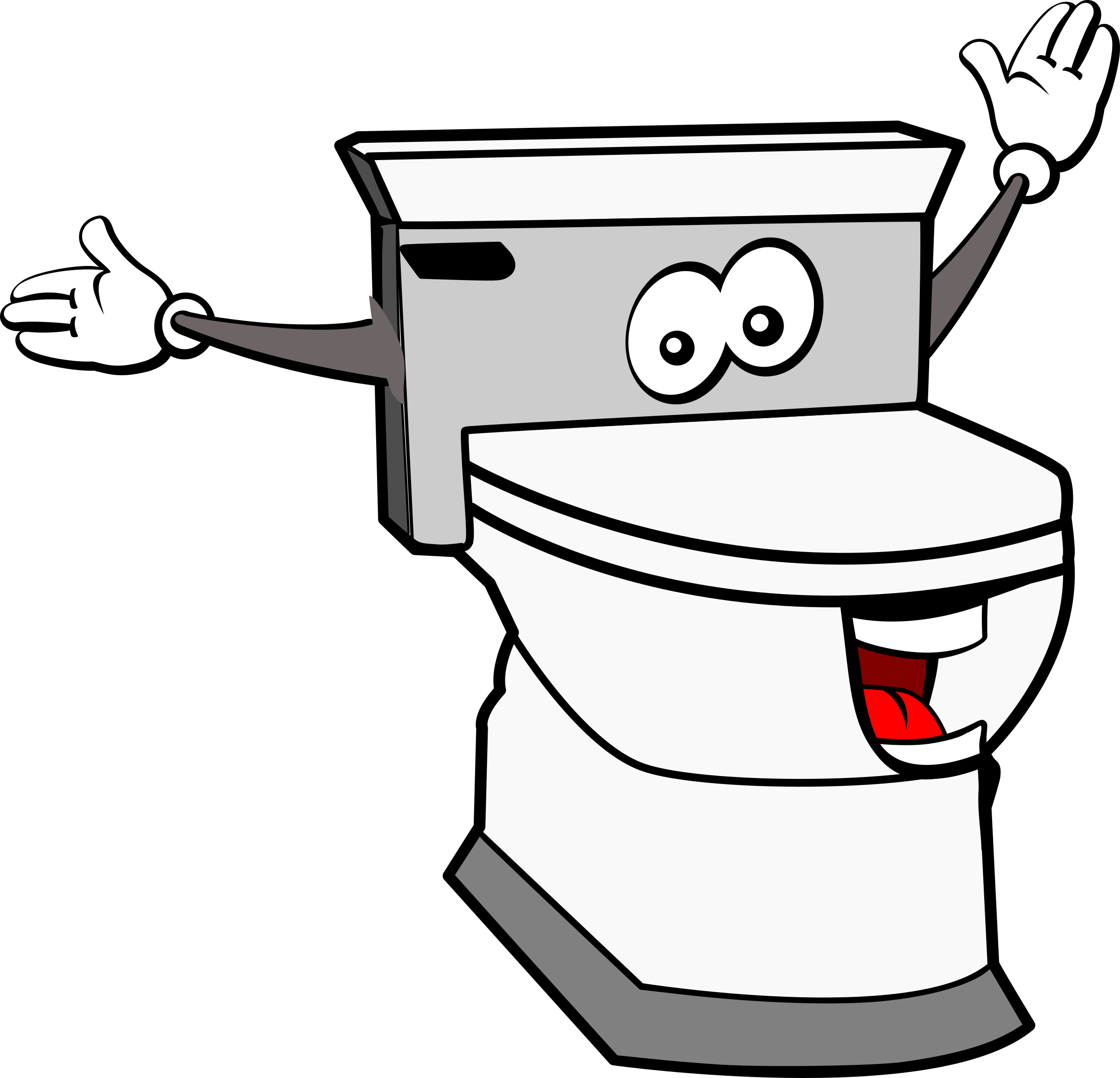 Cartoon Toilet Clipart | Free download on ClipArtMag
