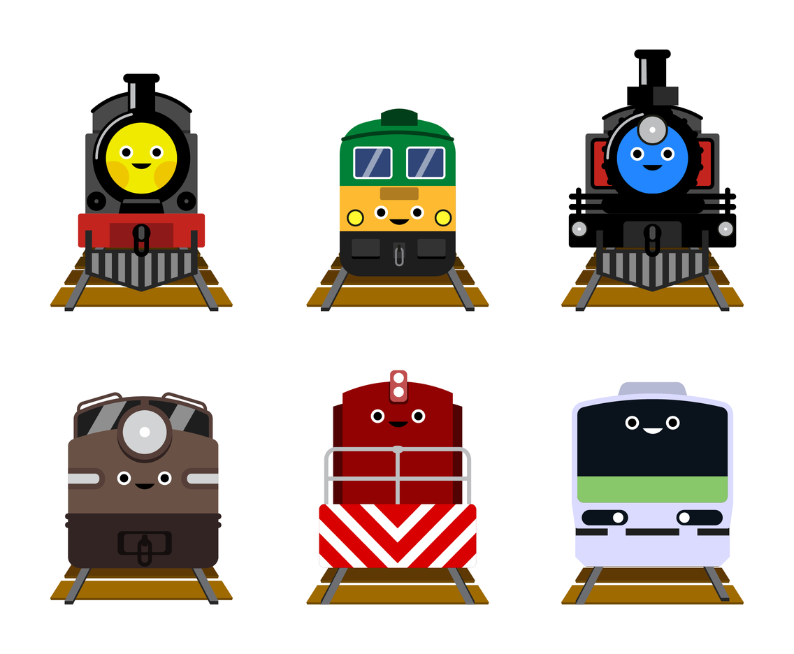 videos of cartoon trains