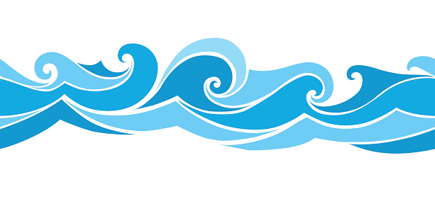Cartoon Waves Clipart Free download on ClipArtMag