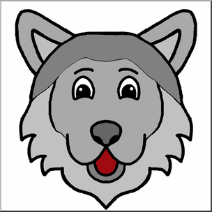 Cartoon Wolf Clipart | Free download on ClipArtMag