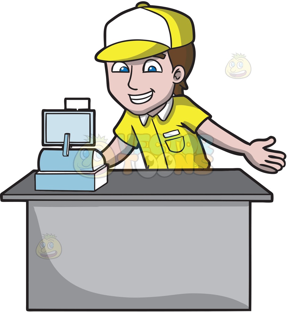 Cashier Clipart | Free download on ClipArtMag