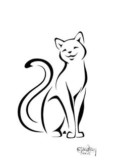 Cat Drawing | Free download on ClipArtMag