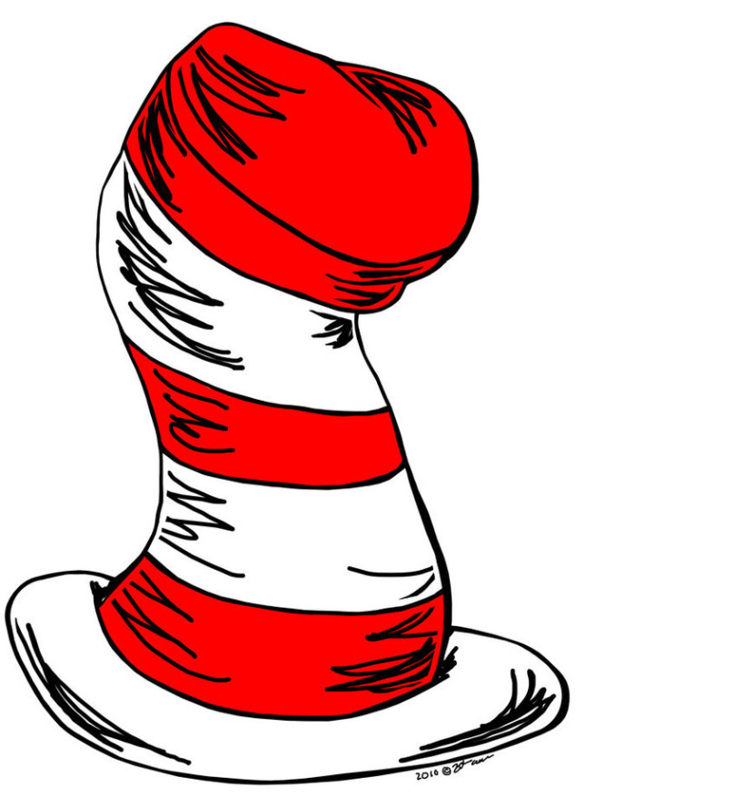 Cat In The Hat Bow Template Free download on ClipArtMag