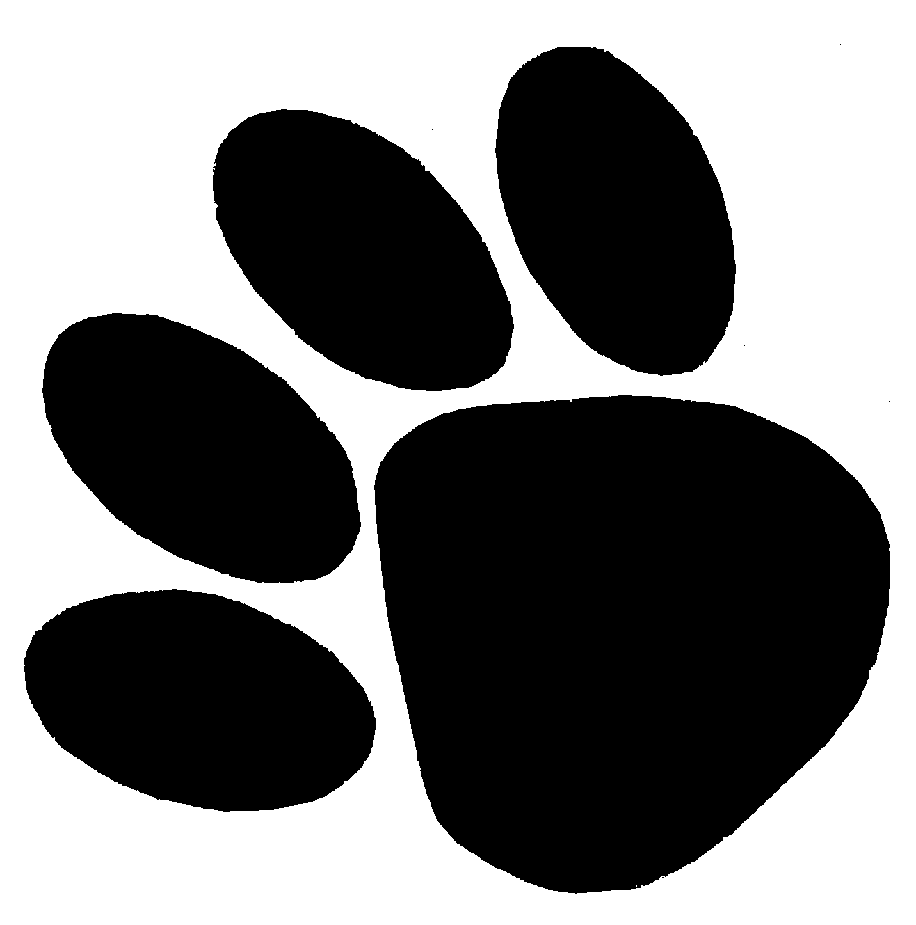 Cat Paw Print Image Clipart Free download on ClipArtMag