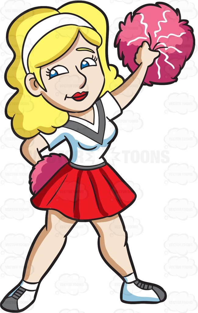 Cheerleader Graphic | Free download on ClipArtMag