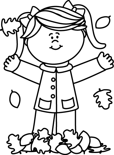 Child Clipart Black And White 