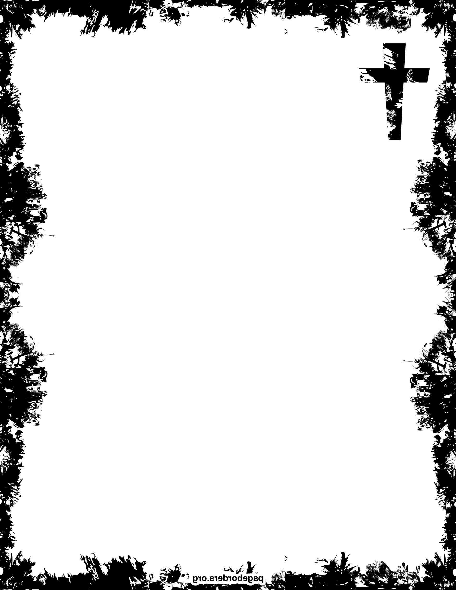 Christmas Borders Black And White Free download on