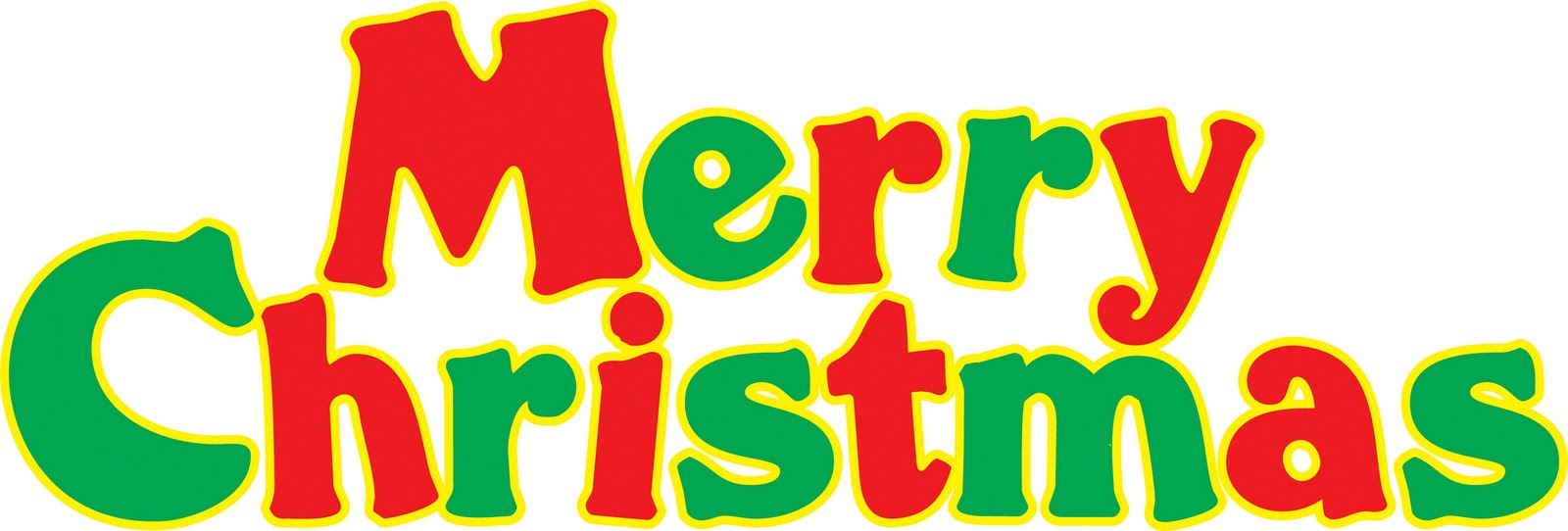 1600x542 Merry Christmas Free Clipart