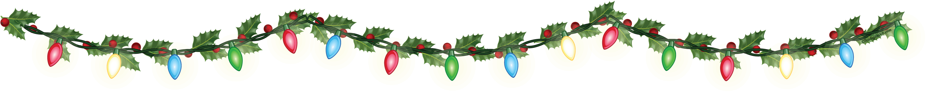 Christmas Garland Clipart | Free download on ClipArtMag
