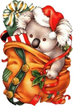 Christmas Koala Clipart | Free download on ClipArtMag