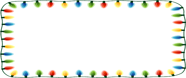 Christmas Light Border | Free download on ClipArtMag